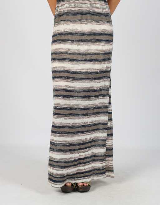 Vintage Patrizia Pepe S woven maxi dress in ivory, 2 of 4