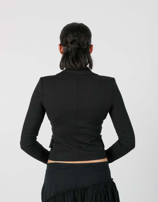 Vintage Patrizia Pepe XS blazer in black, 2 of 4