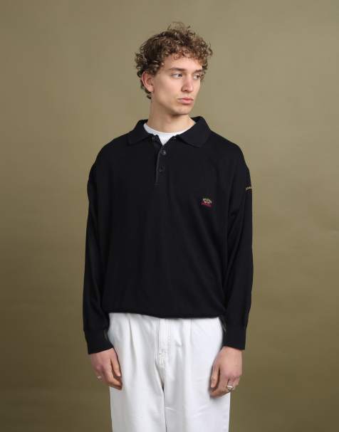 Vintage Paul & Shark Rugby Jumper size M in Navy Blue - view 1