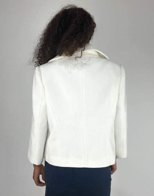 Vintage peacoat in white, 2 of 4