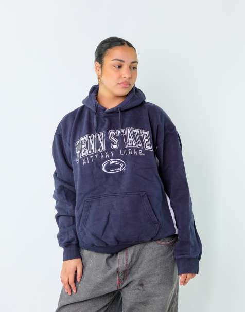 Vintage Penn State XXL Hoodie Navy Blue - view 1
