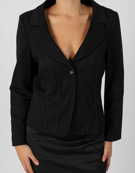 Vintage Penny Black S blazer in black, 4 of 4