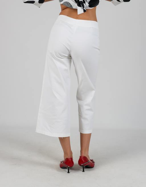 Vintage Penny Black XS capri trouser in ivory, 4 of 4