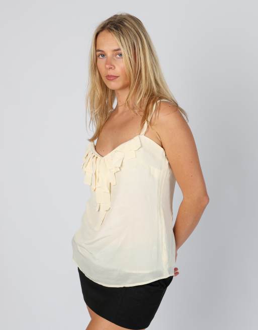 Vintage Penny Silvian M cami in cream