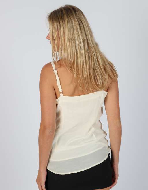 Vintage Penny Silvian M cami in cream, 2 of 4