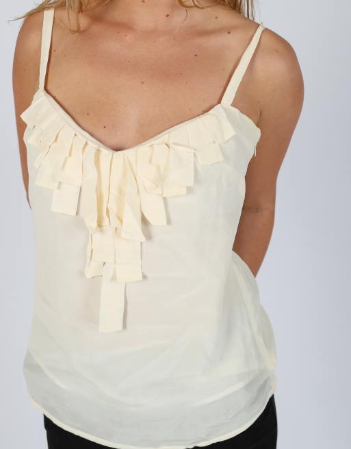 Vintage Penny Silvian M cami in cream, 4 of 4