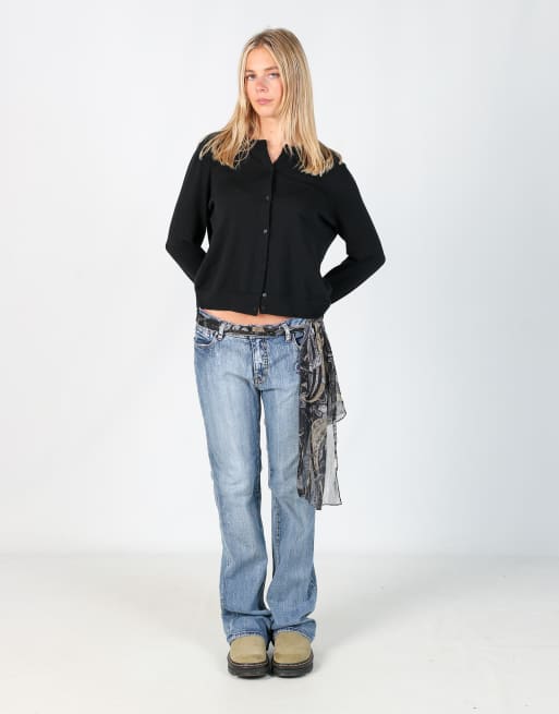 Vintage Pepe 36x34 denim bootcut jeans in light blue