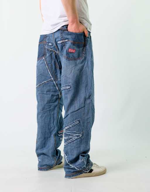 Vintage Pepe Jeans 38x32 Denim Hip Hop Baggy Jeans Blue