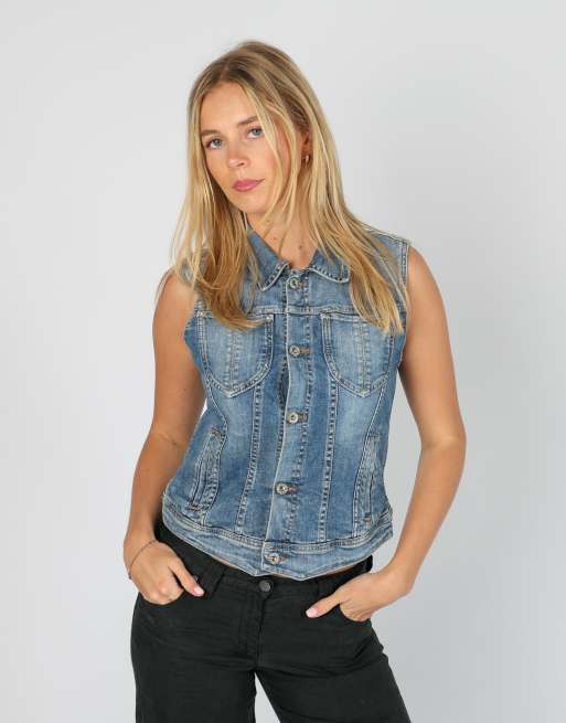 Vintage Pepe Jeans S denim jacket in light blue, 1 of 4