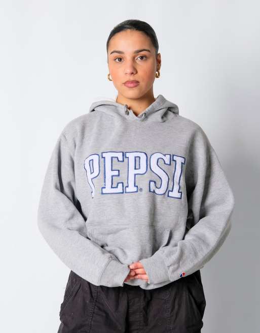 Vintage Pepsi M Hoodie Light Grey