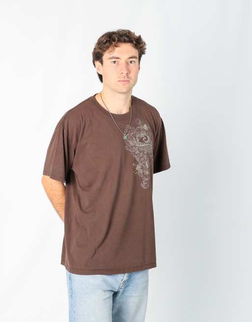Vintage Performance surfwear xl t-shirt in brown