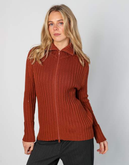 Vintage Peter Halm 12 knitted jumper in orange