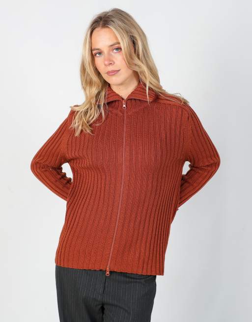 Vintage Peter Halm 12 knitted jumper in orange, 3 of 4