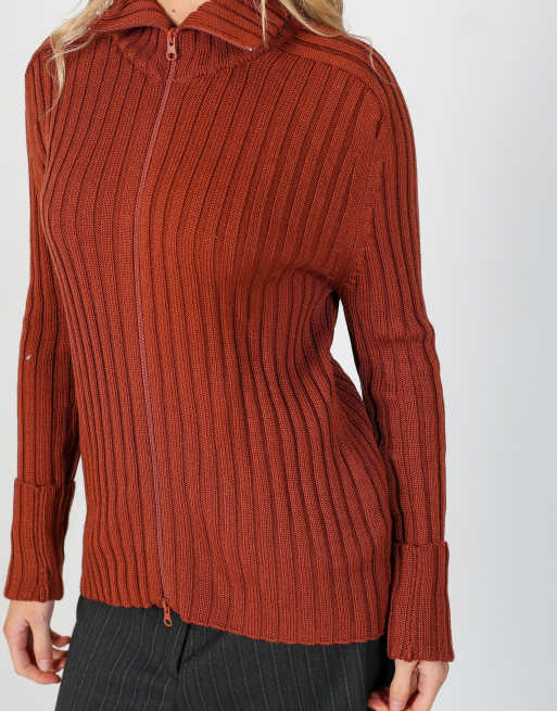 Vintage Peter Halm 12 knitted jumper in orange, 4 of 4