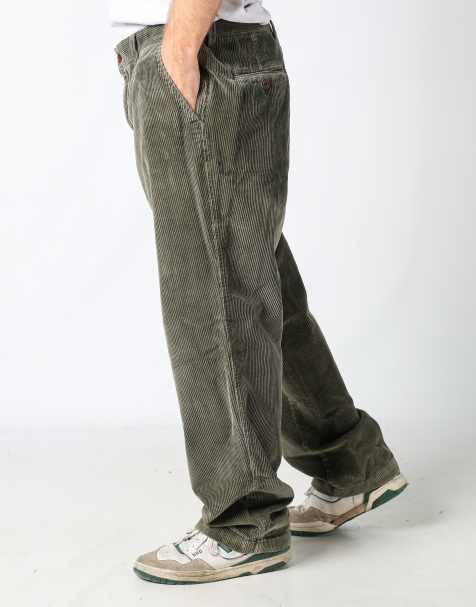 Vintage Peyton 38x34 corduroy pants in dark green - view 1