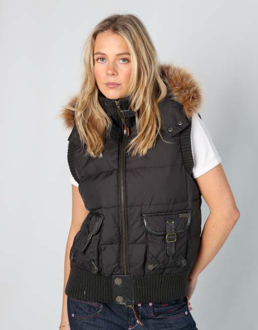 Vintage PHARD M gilet in black