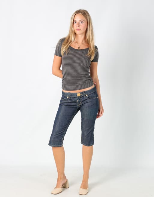 Vintage PHARD S 3/4 jeans in navy blue