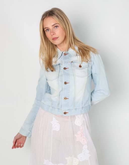 Vintage PHARD S denim jacket in light blue