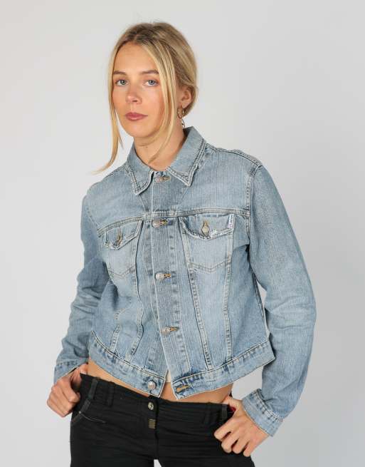 Vintage PHARD S denim jacket in light blue
