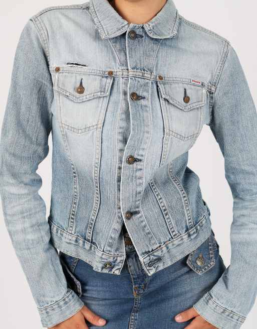 Vintage PHARD S denim jacket in light blue, 4 of 4