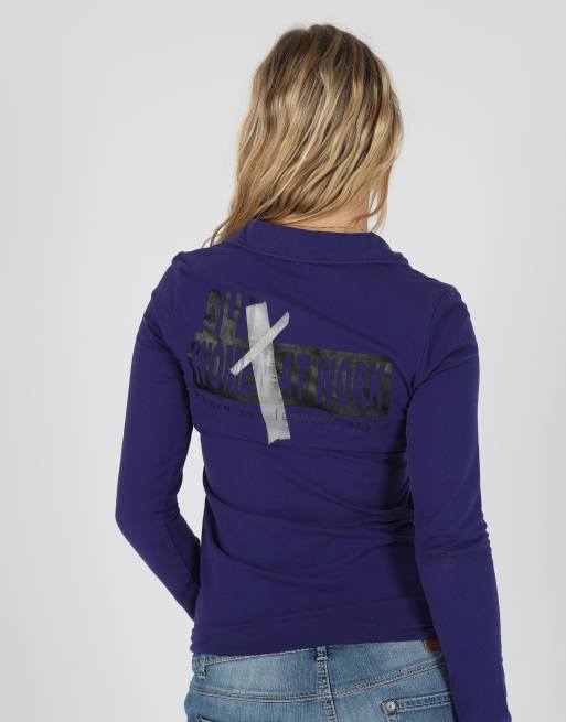 Vintage PHARD S long sleeve top in purple, 2 of 4