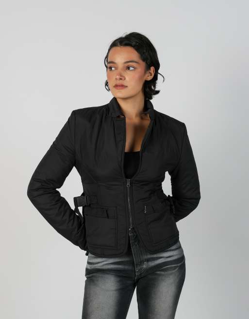 Vintage PHARD S puffer jacket in black, 3 of 4