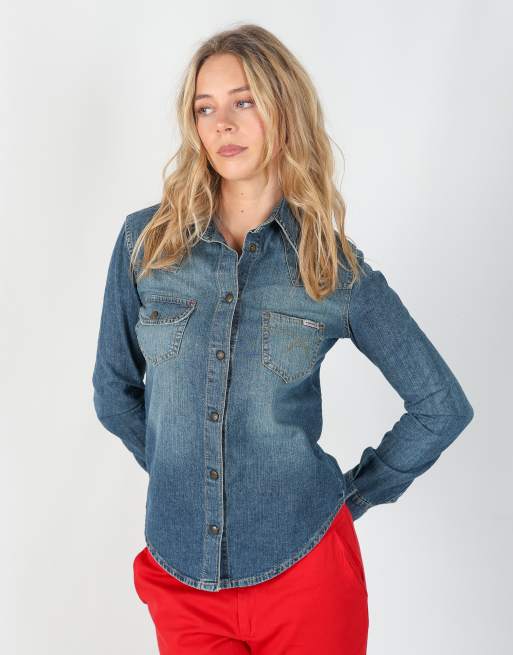 Vintage PHARD S shirt in blue, 3 of 4