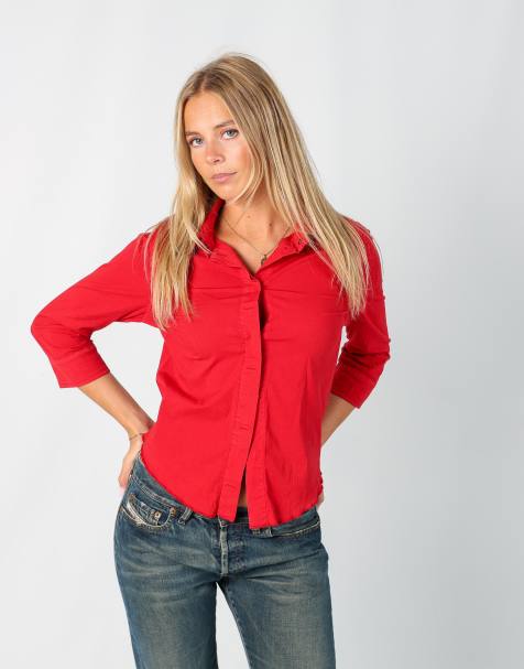 Vintage PHARD S shirt in red - view 1