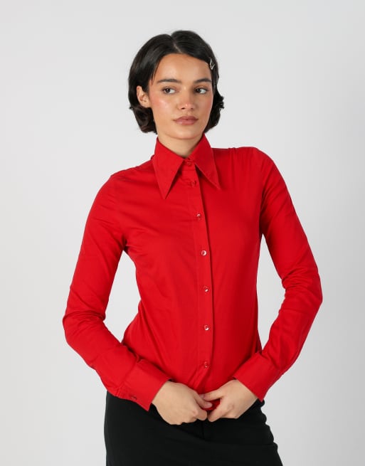 Vintage PHARD S shirt in red, 1 of 4