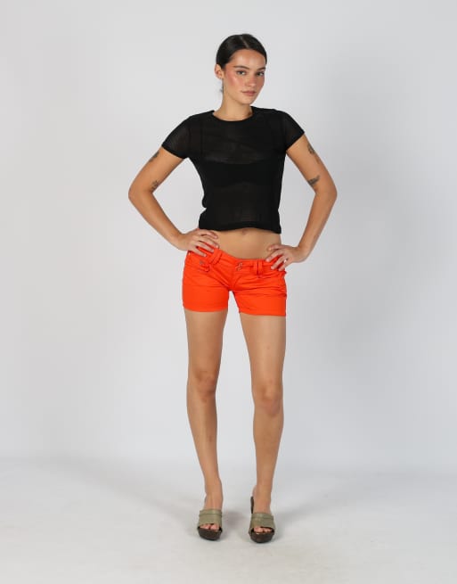 Vintage PHARD S woven shorts in coral