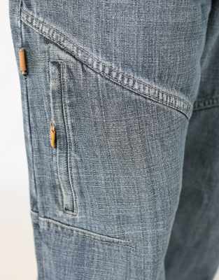Vintage Phat Farm 32x34 denim hip hop jeans in light blue | ASOS