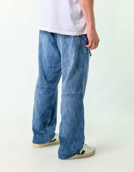 Vintage Phat Farm 38x32 Denim Hip Hop Jeans Blue