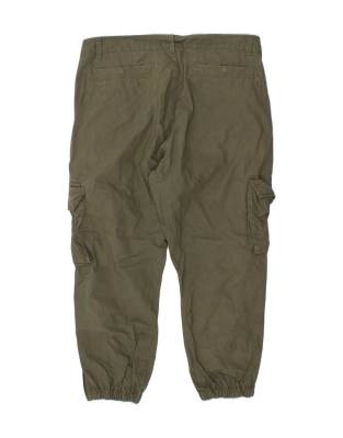 Vintage PIAZZA ITALIA Size XL Joggers Cargo Trousers in Green