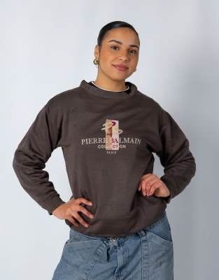 Vintage Pierre Balmain M Sweatshirt Grey