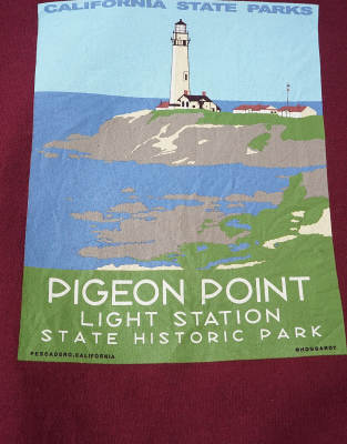Vintage Pigeon Point size 2XL sweatshirt in maroon