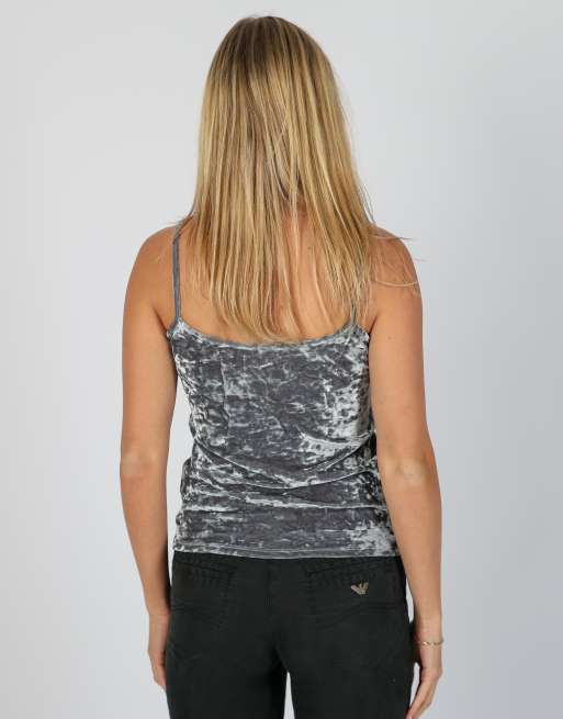 Vintage Pimkie S cami in grey, 2 of 4