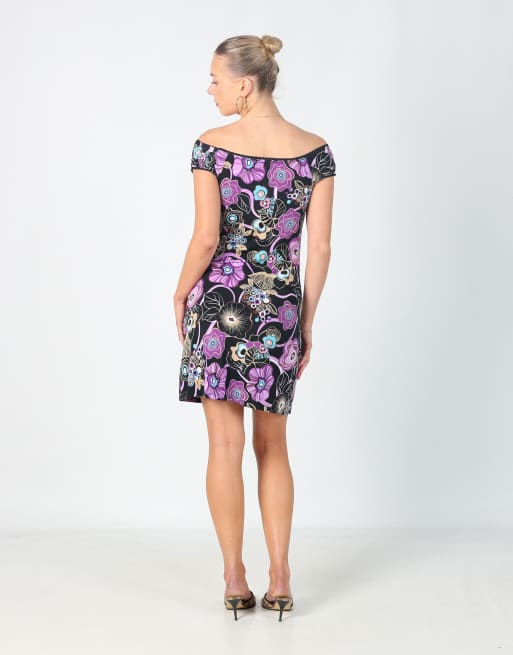 Vintage Pink Shadow XS woven midi dress in black, 3 of 4