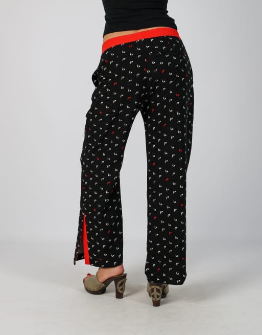 Vintage Pinko S woven trousers in black, 2 of 4