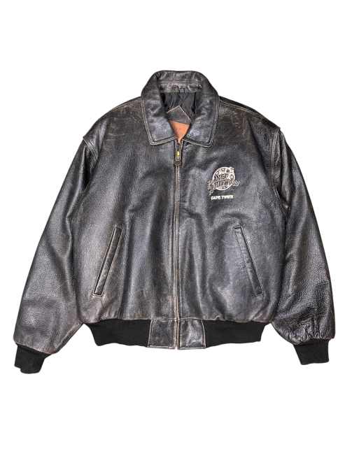 Vintage Planet Hollywood Cape Town Leather Jacket, 1 of 5