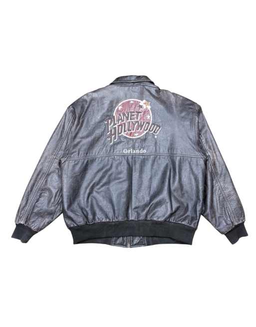 Vintage Planet Hollywood Orlando Leather Jacket, 2 of 4