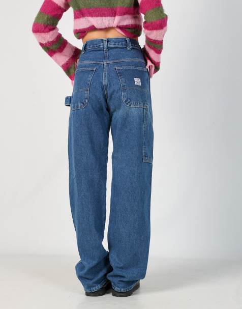 Vintage Pointer 26x34 denim carpenter jeans in blue - view 1