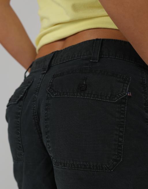 Vintage Polo Jeans Company S denim shorts in black, 4 of 4