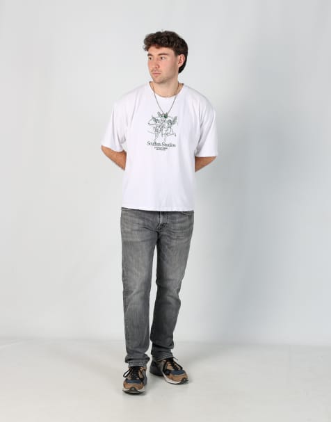 Vintage Polo Jeans Ralph Lauren 33x32 denim jeans in grey - view 1