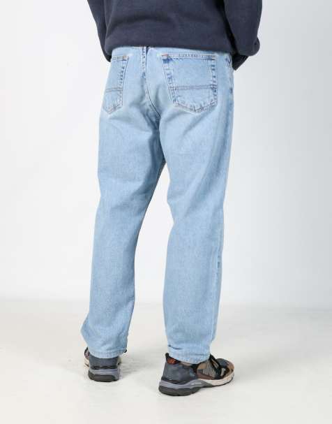 Vintage Polo Jeans Ralph Lauren 34x34 denim jeans in light blue - view 1