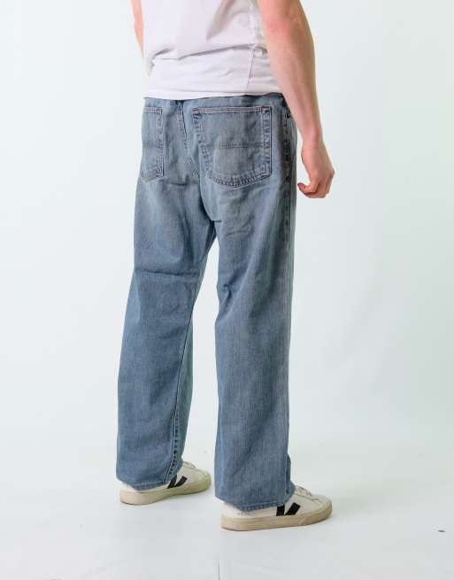 Vintage Polo Jeans Ralph Lauren 36x30 Denim Carpenter Baggy Jeans Blue