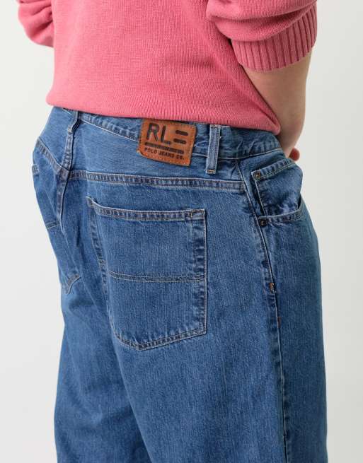 Vintage Polo Jeans Ralph Lauren 36x32 Denim Jeans Blue