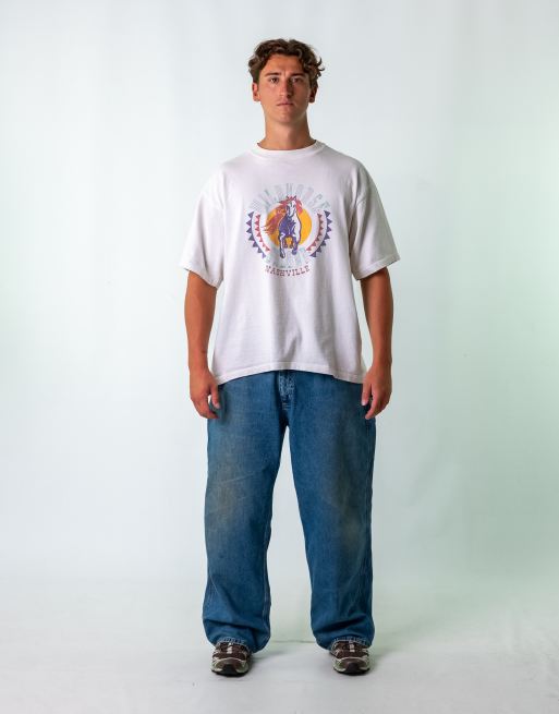 Vintage Polo Jeans Ralph Lauren 38x32 Denim Carpenter Jeans Blue, 2 of 4
