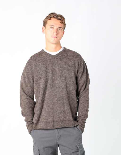 Vintage Polo Jeans Ralph Lauren l knit sweatshirt in brown