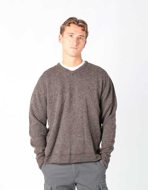 Vintage Polo Jeans Ralph Lauren l knit sweatshirt in brown, 2 of 4