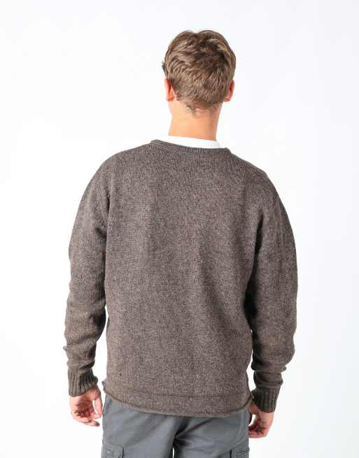 Vintage Polo Jeans Ralph Lauren l knit sweatshirt in brown, 3 of 4